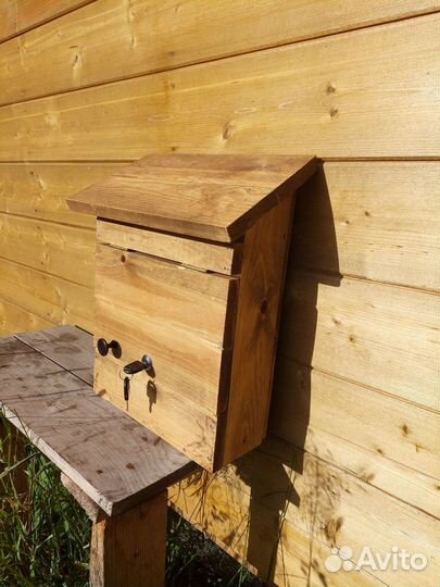 Почтовый ящик ручной работы деревянный