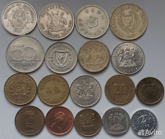 Монеты Иностранка Флора Фауна