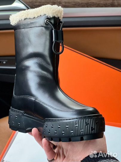 Полусапоги женские зимние Hermes