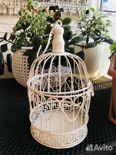 Клетка декоративная 37см высотою