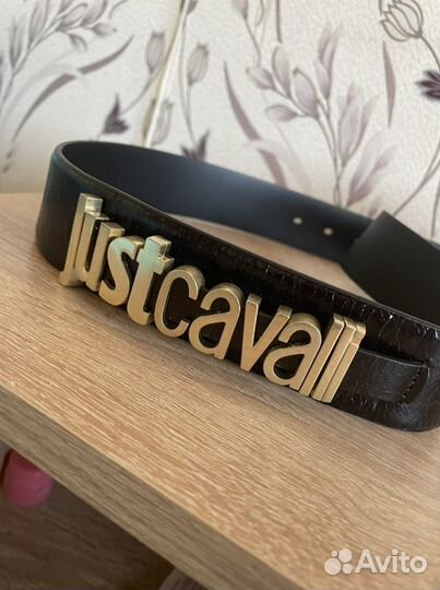 Ремень женский кожаный just cavalli