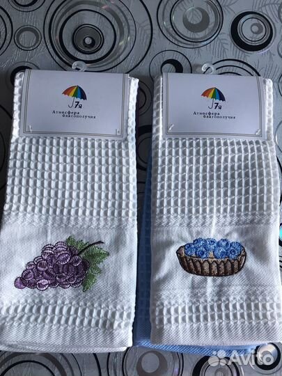 Кухонное полотенце новое набор 2 штуки