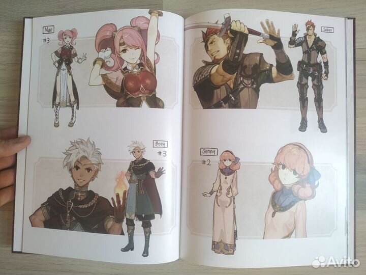 Артбук из коллекционки Fire emblem Echoes