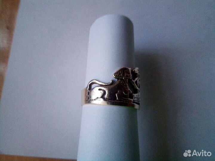 Кольцо серебряное хюз