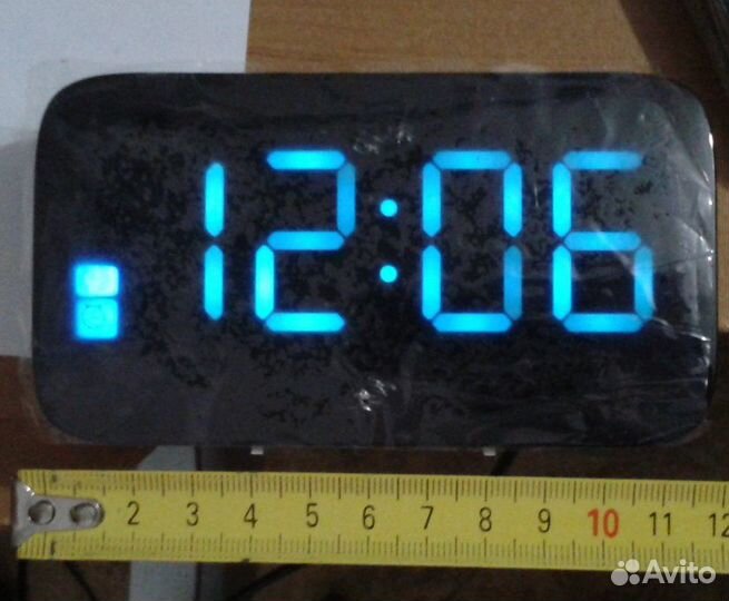 Часы будильник электронные крупные цифры usb