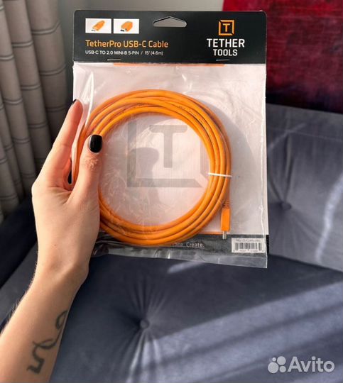 Кабель Tether tools pro USB-C to 2.0 4.6m