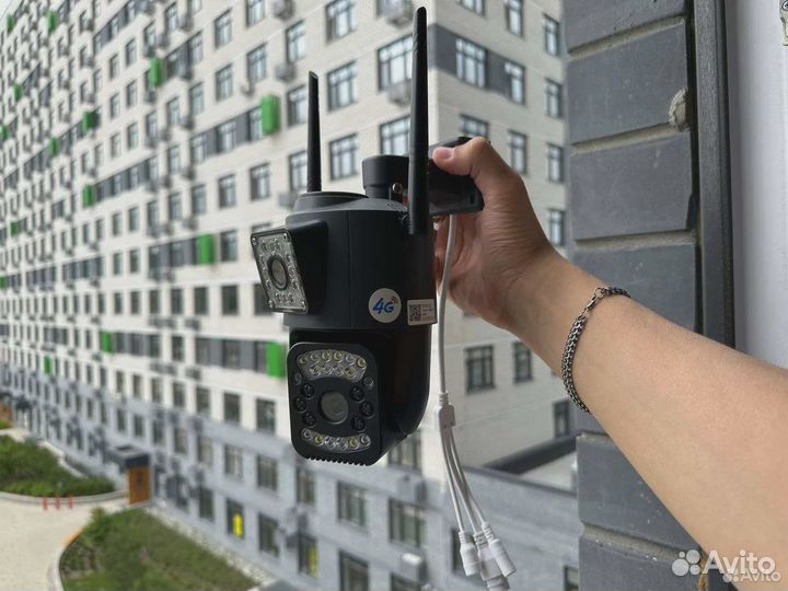 Уличная камера с сим картой два объектива