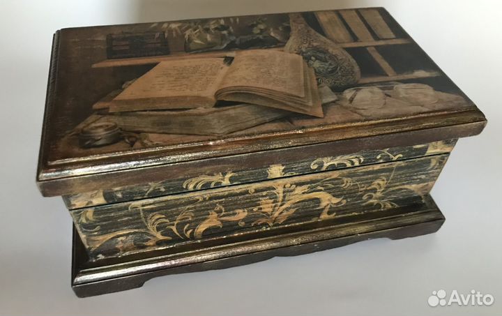 Шкатулка.ручная работа.дерево