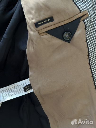 Шерстяной пиджак Massimo dutti р38