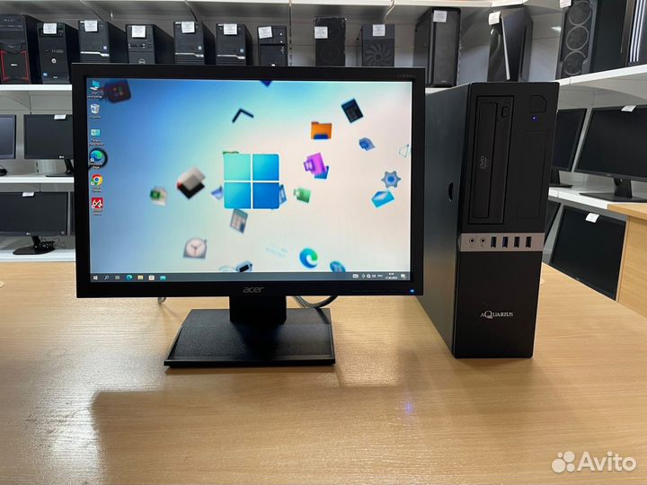 Систем. блок A8 7600/ 8Gb/ R7 / SSD Монитор 19