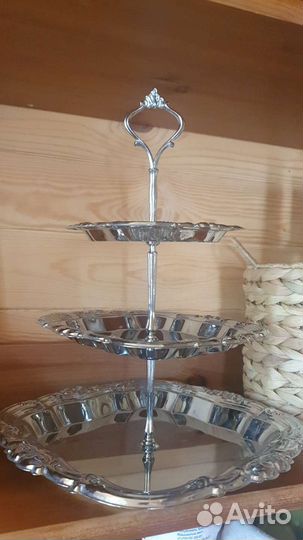 Конфетница ваза трехярусная Kaiserhoff