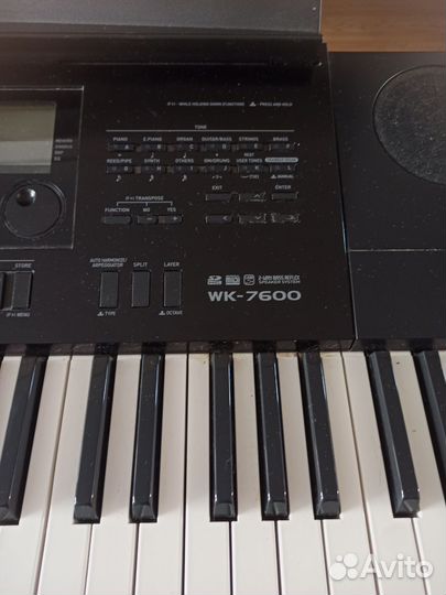Синтезатор casio wk 7600