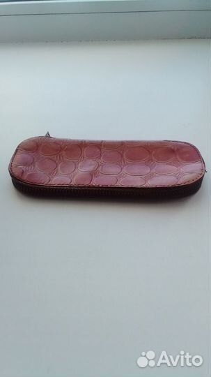 Футляр для очков кожаный