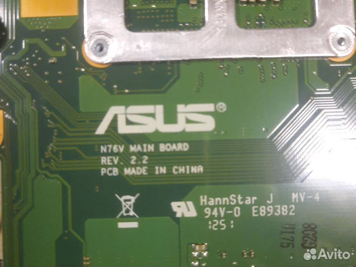 MB Asus N76V, GF635M под i5