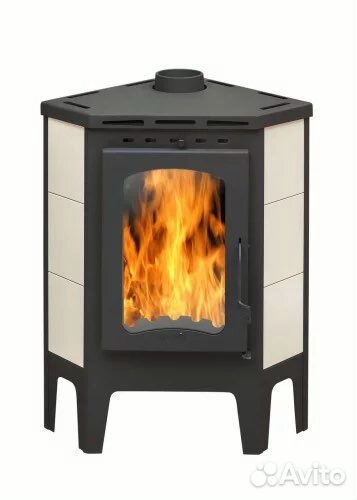 Печь камин на дровах