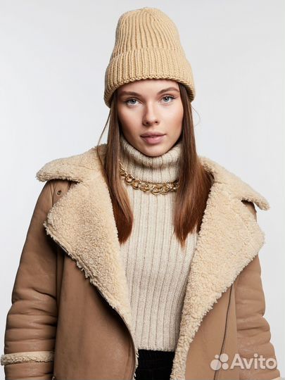 Шапка бини средней вязки Шапки Оптом