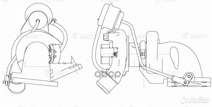 Турбокомпрессор Ford Transit (06) 2.2D (тип TD03)