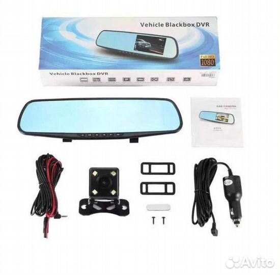 Зеркало-видеорегистратор 4.5'' камера заднего вида