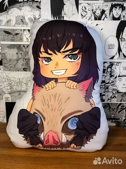 Фигурные подушки аниме