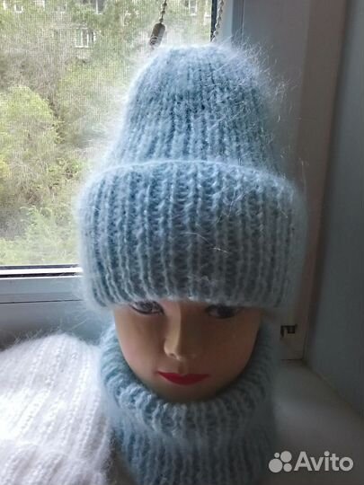 Комплект шапка и снуд