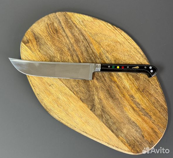 Нож кухонный узбекский Пчак нержавейка миниатюрный