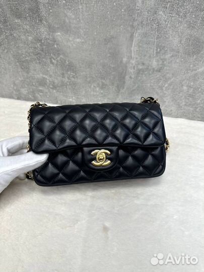 Сумка женская кожаная chanel черная