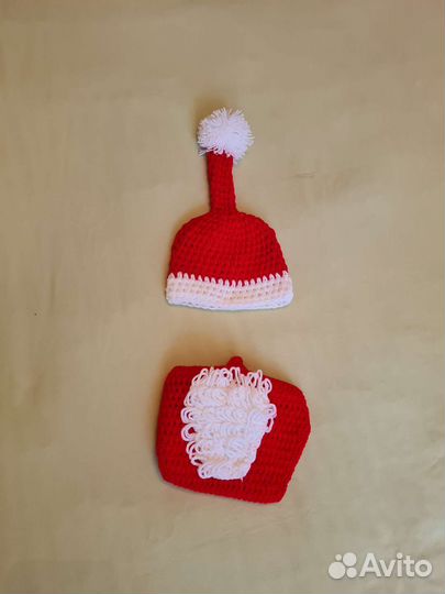 Костюм деда мороза для фотосессии ньюборн