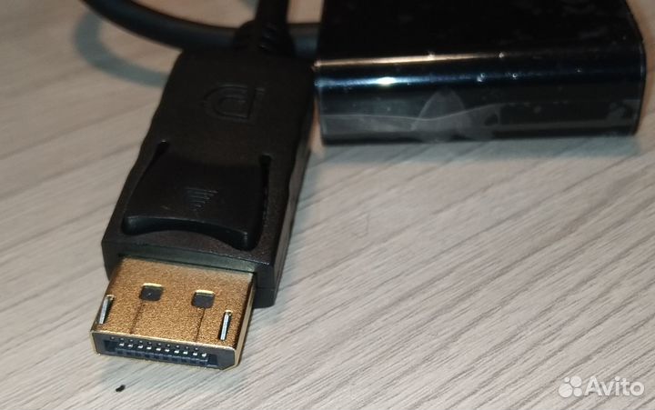 Адаптер переходник с DisplayPort на VGA без аудио