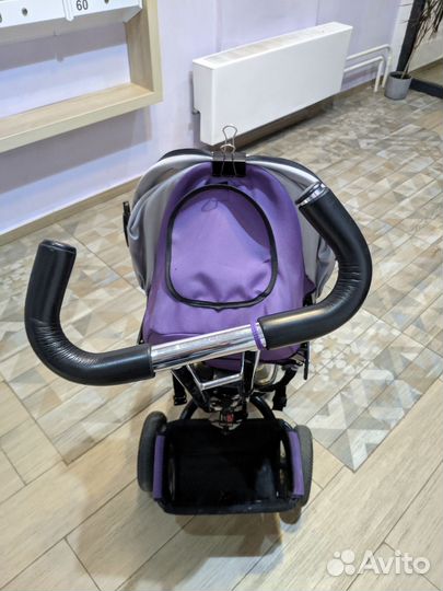 Велоколяска, трёхколёсный велосипед с ручкой