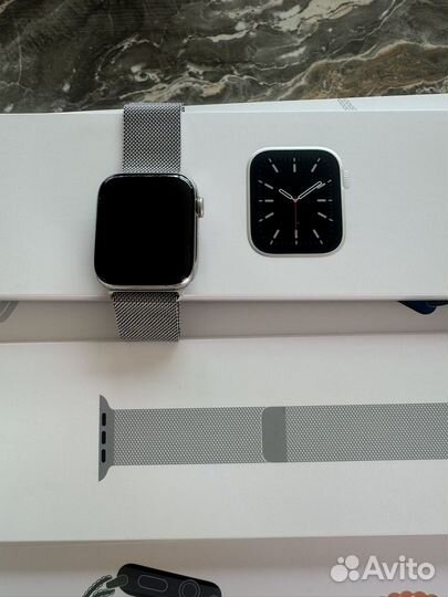 Apple watch 6 stainless steel 45мм
