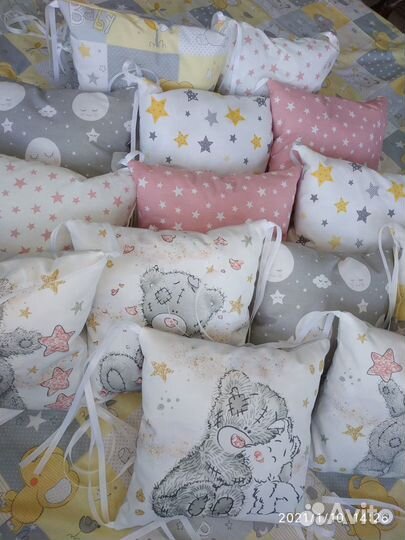 Новый комплект бортиков в детскую краватку