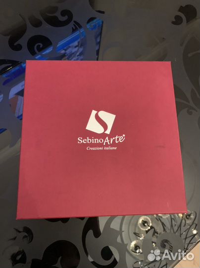 Часы настенные Веницианское стекло