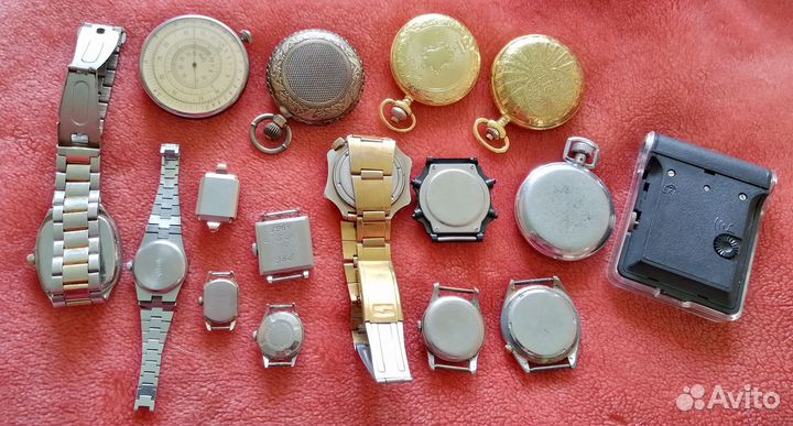 Часы СССР и др на запчасти
