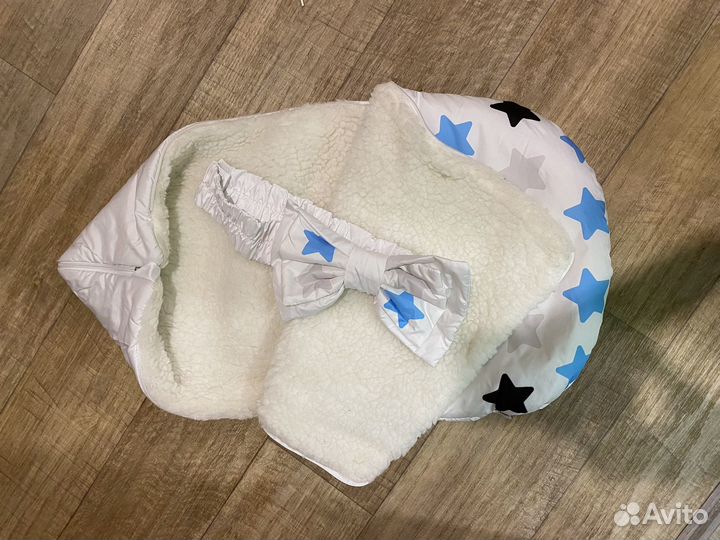 Зимний конверт в коляску