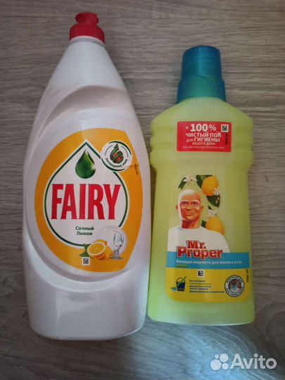 Наборы средство для мытья посуды+для пола