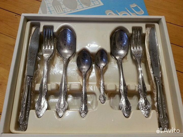 Набор столовых приборов 30 предметов новый