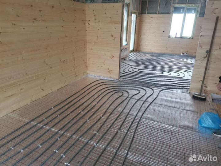 Монтаж отопления, водоснабжение