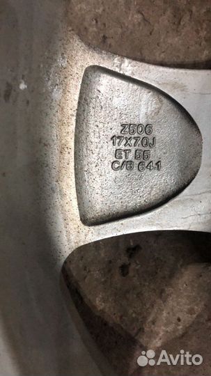 Литые диски r17 5x114 3 бу