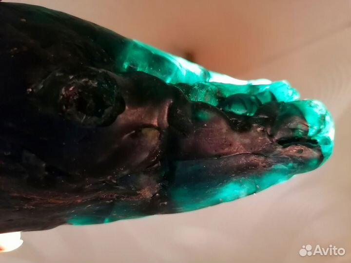 Тектит индошинит, магнитный, кристалл-метеорит