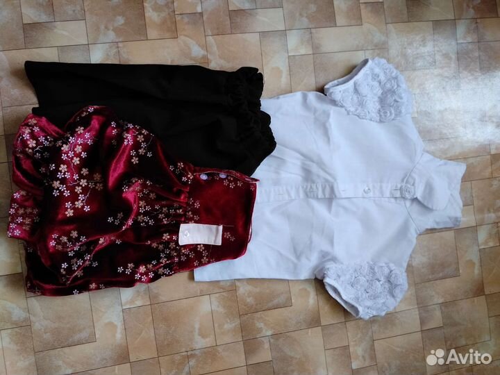 Детские вещи пакетом для девочки 110 116 128
