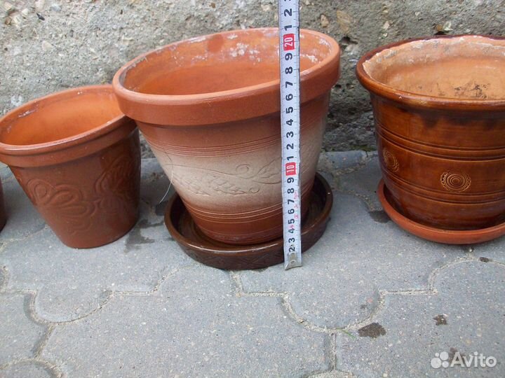 Горшки цветочные керамические от