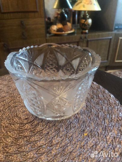 Ваза хрустальная СССР