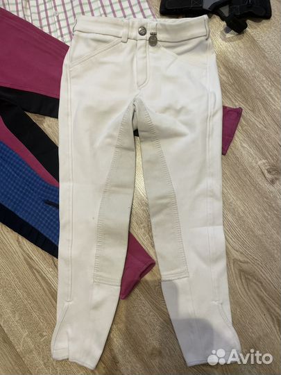 Бриджи для верховой езды/перчатки/краги/рубашка