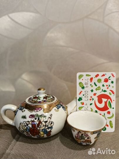 Миниатюрный сервиз для чайных церемоний