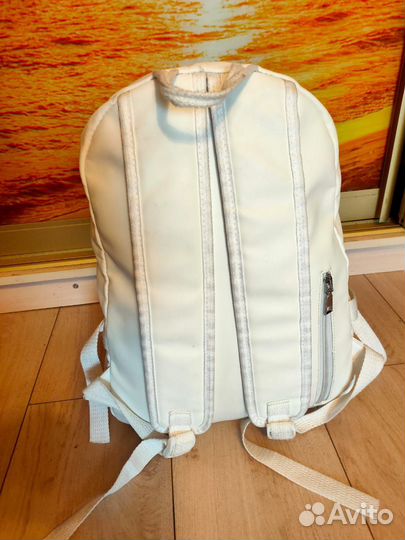 Рюкзак женский белый экокожа
