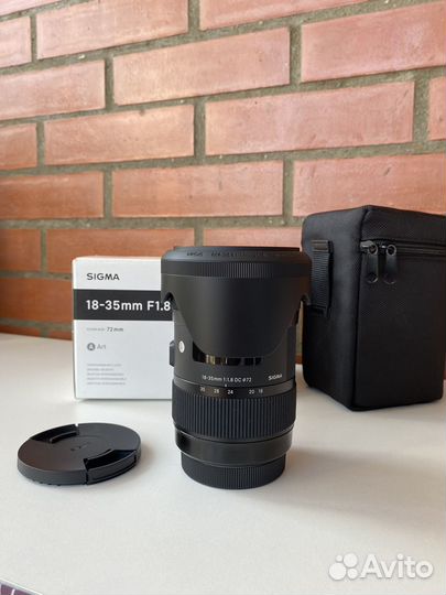 Объектив sigma AF 18-35 f/1.8 Art Canon