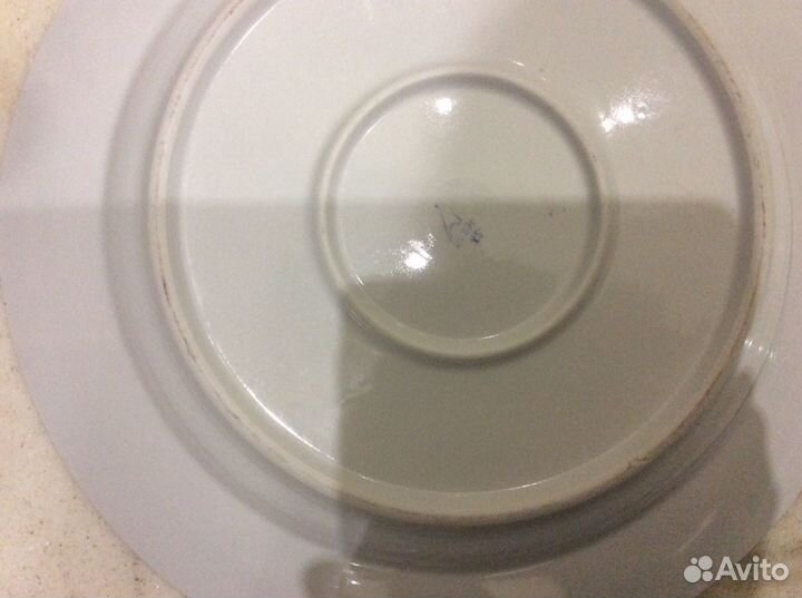 Большие фарфоровые блюда СССР