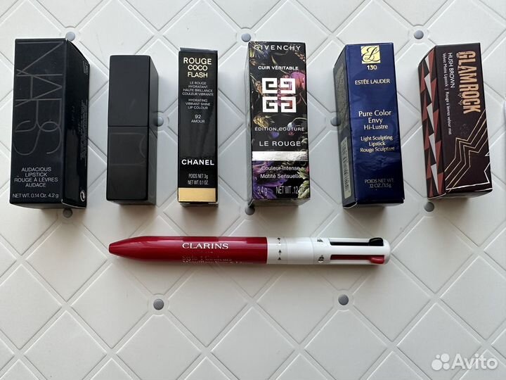 Помада chanel nars Estée Lauder подводка clarins