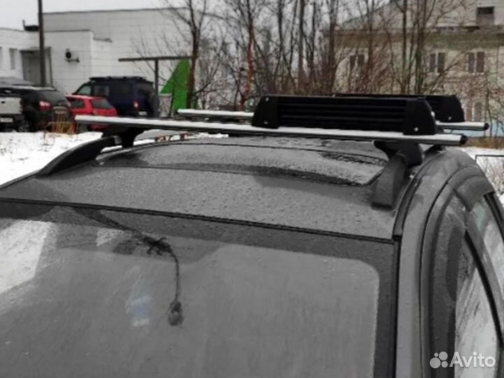Крепление для лыж и сноубордов на крышу авто Amos