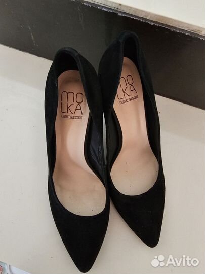 Туфли замшевые 40